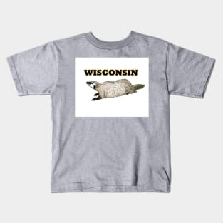 Wisconsin badger Kids T-Shirt